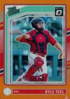 2024 Panini Donruss #167 Kyle Teel Optic-Orange Baseball Card