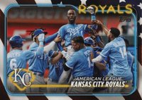 2024 Topps #514 Kansas City Royals Independence Day Baseball Card