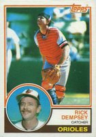 1983 Topps #138 Rick Dempsey Baseball Card