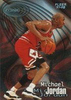 1997 Fleer Zone #10 Michael Jordan Basketball Card