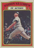 1972 O-Pee-Chee #52 Harmon Killebrew In Action Baseball Card