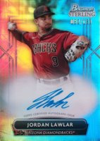 2022 Bowman Sterling Prospect Autographs #PAJL Jordan Lawlar Refractor Baseball Card