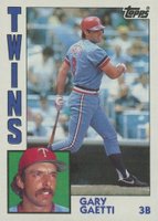 1984 Topps #157 Gary Gaetti Baseball Card
