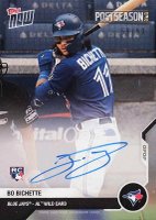 2020 Topps Now Postseason #PS101A Bo Bichette Autograph Baseball Card
