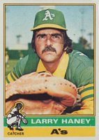 1976 Topps #446 Larry Haney Baseball Card