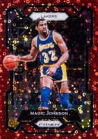 2023 Panini Prizm #185 Magic Johnson Red Fast Break Basketball Card