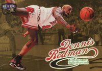 1998 Ultra #80G Dennis Rodman Gold Medallion Basketball Card