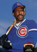 1992 Stadium Club #810 Andre Dawson Baseball Card