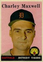 1958 Topps #380 Charley Maxwell Baseball Card