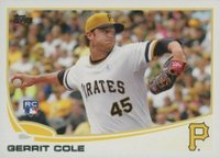 2013 Topps Update #US150 Gerrit Cole Yellow Hat Baseball Card