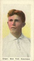 1910 Sporting Life # Lou Criger Baseball Card