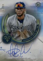 2019 Topps Triple Threads Rookie Autograph #FT Fernando Tatis Jr. Baseball Card