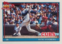 1991 O-Pee-Chee #740 Ryne Sandberg Baseball Card