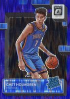 2022 Panini Donruss Optic #208 Chet Holmgren Purple Shock Basketball Card