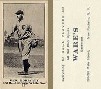 1916 Wares #127 Geo. Moriarty Baseball Card