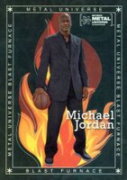 2021 Skybox Metal Universe Champions Blast Furnace #BF1 Michael Jordan Basketball Card