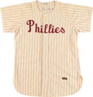 1980 Hall of Fame Player Game Used  # Robin Roberts Jersey Baseball Card