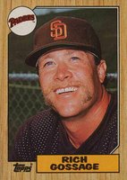 1987 Topps #380 Rich Gossage Baseball Card