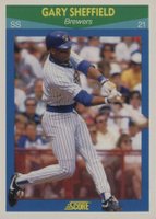 1990 Score Rising Stars #20 Gary Sheffield Baseball Card