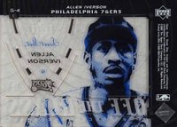 2002 Upper Deck Sweet Shot Off the Glass #G-4 Allen Iverson Basketball Card