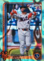 2025 Topps Chrome #207 Francisco Alvarez Aqua Lava Baseball Card