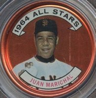 1964 Topps Coins #157 Juan Marichal Baseball Card
