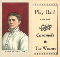 1909 Nadja Caramel # Otto Knabe Baseball Card