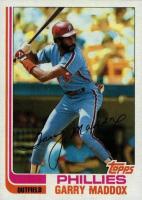 1982 Topps #20 Garry Maddox Baseball Card