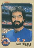 1983 Fleer #541 Pete Falcone Baseball Card