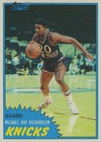 1981 Topps #27 Michael Ray Richardson Basketball Card