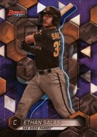 2023 Bowman's Best Top Prospects #TP26 Ethan Salas Purple Refractor Baseball Card