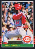 1985 Donruss #325 Eric Davis Baseball Card