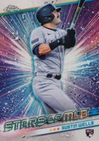 2024 Topps Stars of MLB Chrome #CSMLB77 Austin Wells Update Baseball Card