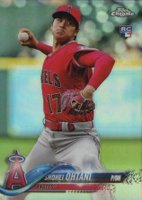 2018 Topps Chrome Update #HMT1 Shohei Ohtani Refractor Baseball Card