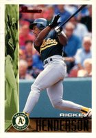 1995 Bowman #316 Rickey Henderson Baseball Card