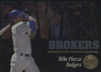 1994 Leaf Power Brokers #6 Mike Piazza Baseball Card