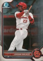 2022 Bowman Chrome Prospects #BCP221 Jordan Walker Baseball Card
