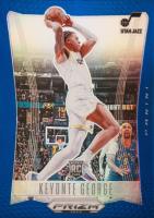 2023 Panini Prizm Deca #179 Keyonte George Blue Prizm Basketball Card