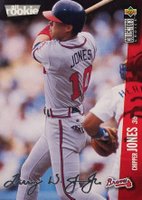1996 Collector's Choice #42 Chipper Jones Silver Signature Baseball Card