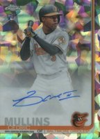 2019 Topps Chrome Sapphire Edition Rookie Autographs #CM Cedric Mullins Baseball Card