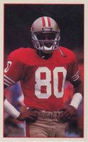 1988 49ers Police # Jerry Rice Football Card