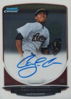2013 Bowman Chrome Prospect Autograph #BCPCC Carlos Correa Baseball Card