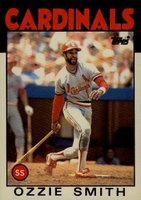 1986 Topps #730 Ozzie Smith Baseball Card
