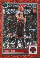 2023 Panini Hoops Premium Stock #251 Gradey Dick Red Disco Prizm Basketball Card