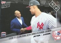 2017 Topps Now Card of the Month #M-MAY Jeter/Judge Baseball Card