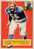 1956 Topps #44 Joe Schmidt Football Card