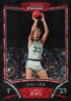 2008 Bowman Chrome #109 Larry Bird Xfractor Basketball Card