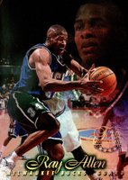 1996 Flair Showcase #35 Ray Allen Row 1 Basketball Card