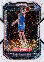 2022 Panini Prizm Monopoly #63 Chet Holmgren White Sparkle Basketball Card