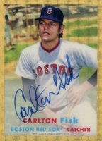 2021 Topps Transcendent Collection 1957 Autographs 1/1 #CF Carlton Fisk Baseball Card